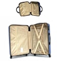 Miniatyrbillede 4 af 5: CELIMS FRANCE - 4-delt suitcase set | Suitcase set | Suitcase with vanity | ABS | Blå Blå