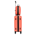 Pikkukuva 3 / 4: CELIMS RANSKA - 55x35x25 Easyjet matkakassi Vanity Week-End | 55 cm matkakassi | ABS-matkakassi | Integroitu lukko | Oranssi Orange