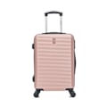 Miniatyrbillede 2 af 6: CELIMS FRANCE - Håndbagage med aftagelige hjul Weekend | Håndbagage 45x36x20 Easyjet | ABS | Let og stiv | Rose Gold Rosa
