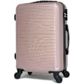 Pikkukuva 1 / 5: CELIMS FRANCE - Matkalaukku 55x35x25 Viikonloppu | Matkalaukku EasyJet 55cm | ABS-matkalaukku | Integroitu lukko | Rose Gold Rosa