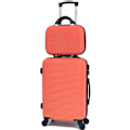 Pikkukuva 1 / 4: CELIMS RANSKA - 55x35x25 Easyjet matkakassi Vanity Week-End | 55 cm matkakassi | ABS-matkakassi | Integroitu lukko | Oranssi Orange