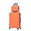 Pikkukuva 1 / 5: CELIMS - Medium Weekend Matkalaukku Setti Vanity / Toalettilaukku 35cm Jäykkä ja kevyt | Pitokoko 20kg 65cm | Oranssi Orange