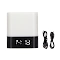 Miniatyrbild 1 av 8: Nattlampa Bluetooth-högtalare Touch Control LED Väckarklocka Bluetooth-högtalare för fritid Vardagsrum Sovrum Läsning