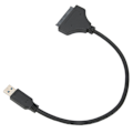 Miniatyrbilde 3 av 8: USB til SATA-adapter 6 Gbps overføringshastighet ABS for 2,5 tommer 7‑15 mm HDD SSD med LED-indikator for Windows