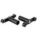 Miniatyrbillede 5 af 8: Motorcykel Forlygtebeslag Forgaffel Lysmontering Passer til YAMAHA TMAX530/ TMAX530 SX/DX Sort