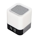 Miniatyrbild 4 av 8: Nattlampa Bluetooth-högtalare Touch Control LED Väckarklocka Bluetooth-högtalare för fritid Vardagsrum Sovrum Läsning