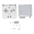 Miniatyrbilde 1 av 8: Spillkonsoll Shell for GBA SP Erstatningshele deler Hus Shell Case med knapper for Gameboy Advance SP Silver