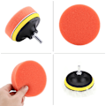 Pikkukuva 7 / 8: Sienipolerinpad-setti autokiillotukseen - 8 kpl 4 tuumaa adapterilla
