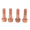 Miniatyrbillede 8 af 8: 43 mm Turbo Stud Bolt Sæt M10x1,5 Stållegering Høj Styrke Rustfri til T3 T4 T5 T6 Turbolader