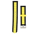 Miniatyrbilde 1 av 8: 20mm Justerbar Silikonklokkearmbånd for Amazfit GTS 3/GTS 2/Bip S/Bip U Smartwatch Svart Gul