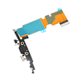 Pikkukuva 4 / 8: USB-lataus Flex-kaapeli Puhelimen latausportin liitin Flex-kaapelin korvaus IPhone 8 Plus Musta