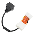 Miniatyrbillede 3 af 8: OBD2 Diagnostisk Splitter Adapter Konverteringskabel Dobbelt Hovedet Erstatning for Tesla Model 3 Y