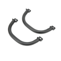 Miniatyrbilde 7 av 8: 2 stk Golfvogn Håndtak 53206 Side Metallgrep Håndtaksett Universal Passform Erstatning for E‑Z‑GO