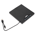 Pikkukuva 6 / 8: Ulkoinen DVD-asema, sisäänrakennettu Type C -kaapeli, 4 USB3.0-liitäntää, musta ABS-materiaali, kannettava CD-kirjoitin OS X -järjestelmille