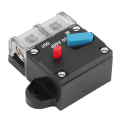 Miniatyrbilde 5 av 8: 12‑24V Strømbryter Trolling Motor Bil Marine Båt Sykkel Stereo Audio Inline Sikringsholdere Inverter 50A