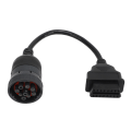 Miniatyrbillede 2 af 8: Truck Diagnose Interface Adapter 16 Pin OBD2 9 Pin Adapter Kabel Automotive Diagnostic Tool