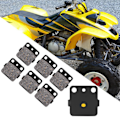 Miniatyrbilde 5 av 8: 6 stk. Bremsklosser foran og bak for TRX400EX TRX400X Sportrax 9914