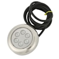 Miniatyrbillede 3 af 8: 3,5in LED Undervandslys Overflademontering IP68 Vandtæt 12V‑24VDC til Yacht Marine Båd Blåt Lys 4W