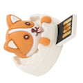 Miniatyrbilde 7 av 8: Høyhastighets U Disk USB-grensesnitt Hot Swap Anti-elektromagnetisk interferens Søt Hunde Flash Drive for Hjem Skole Kontor (Liten Valp Ring Spenne 64GB)