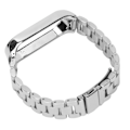 Miniatyrbilde 6 av 8: Smartklokke Armbåndsrem Rustfritt Stål Anti-Tap med Dobbel Lås Folding Spenne for Mi Band 6 Sølv