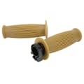 Miniatyrbilde 4 av 8: 1 Par Gasspakskontrollgrep 22mm Kaliber Gasspaksstyre Twistgrep for GY6 50cc 80cc 125c 150cc Scooter Gul