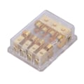Miniatyrbillede 4 af 8: Strømfordelingsblok Bil Audio Splitter 1 Ind 4 Ud Jordfordeler Sikringsholder 60A