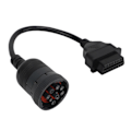 Miniatyrbillede 4 af 8: Lastbilsdiagnose Interface Adapter 16 Pin OBD2 9 Pin Adapterkabel Automobil Diagnostisk Værktøj