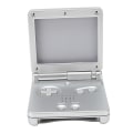 Miniatyrbilde 7 av 8: Spillkonsoll Shell for GBA SP Erstatningshele deler Hus Shell Case med knapper for Gameboy Advance SP Silver
