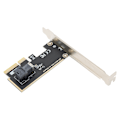 Miniatyrbillede 3 af 8: PCIE X4 til U.2 Adapterkort SFF-8643 Mini SAS HD 36-polet Hun PCIE Adapterkort til konventionel stationær computer