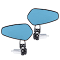 Miniatyrbillede 6 af 8: Universal Motorcykel Bakspiegel - 2 stk. 7/8in Anti-Glare Styrende, 180 grader justerbar