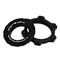 Miniatyrbillede 1 af 8: CANSUCC Cykelnav Disc Brake Center Lock Adapter Aluminium Legering Center Lock Disc til 6 Pins Disc Adapter Sort
