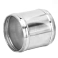 Miniatyrbillede 5 af 8: 70 mm OD Slange Samler Aluminium Legering Rørforbindelse Langt Rørstykke til de fleste biler