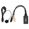 Pikkukuva 3 / 8: Auton Bluetooth 5.0 AUX IN -kaapeli Handsfree-mikrofoni ABS Lämmönkestävä Korvaava Alfa Romeo 159:lle