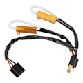 Miniatyrbillede 6 af 8: 2 stk. LED Decoder Belastningsmodstand Bil Forlygte Blinkende Fejlfri Ledningsnet til H4