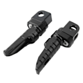 Miniatyrbilde 4 av 8: 1 Par Motorsykkel Fremre Fotpinner Kort Håndtak CNC Prosess T6063 Aluminium Legering Erstatning for CFMOTO 450SR 2022‑2023 Svart