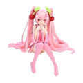 Miniatyrbilde 1 av 5: Sakura Hatsune Miku Figur – Sakura Future Noodle Plug Modell Hurtignudler Bilskall Skrivebordsornamenter