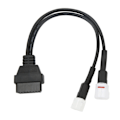 Miniatyrbild 5 av 8: OBD2 till 3-pin och 4-pin Diagnostisk Adapterkabel Läs Motordata Feldetektering för Motorcykel