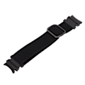 Miniatyrbillede 4 af 8: Urremærke Elastisk Nylon Flettet Justerbar Håndledsrem Armbånd Urrem til Galaxy Watch 4 Sort