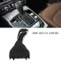 Miniatyrbild 6 av 8: Växelspaksknopp i läder för Audi A6 C7 2015-2018 A7 4G8