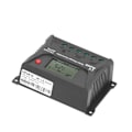 Miniatyrbillede 7 af 8: PWM Solar Opladningscontroller 12V/24V Auto Genkendelse 10A IP30 Vandtæt Sort til RV'er Yachts