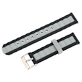 Miniatyrbillede 3 af 8: 20mm Justerbar Silikon Urrem til Amazfit GTS 3/GTS 2/Bip S/Bip U Smartwatch Sort Grå