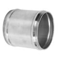 Miniatyrbillede 2 af 8: 70 mm OD Slange Samler Aluminium Legering Rørforbindelse Langt Rørstykke til de fleste biler