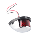 Pikkukuva 3 / 8: Veneen navigointivalo punainen vihreä valo 8W LED 12V ruostumattomasta teräksestä valmistettu kuori pisaran muotoinen purjehdusmerkkivalo