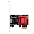 Miniatyrbild 7 av 8: PCIe Internetadapter 2.5 Gbps 2500/1000/100 Mbps RJ45 Port PCI Express Gigabit Ethernet-kort för Win/Linux/OS X/Server