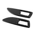 Miniatyrbillede 8 af 8: 2 stk. Sideblinklys Repeater Rammesæt Bil Tilpasninger Udskiftning til Vauxhall Corsa D Range 2006-2014 Blank Sort