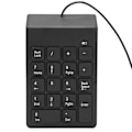 Miniatyrbillede 2 af 8: Numerisk Tastatur 18 Taster USB2.0 Plug and Play Ergonomisk Design Bærbar Størrelse Anti-Slip Pude Bred Kompatibilitet USB Numpad