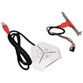 Miniatyrbillede 7 af 8: Ekstern Strømbryder Vandtæt Aerodynamisk Bue Design Dobbelt USB Transmissionsport Desktop Mobil Switch
