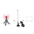 Miniatyrbilde 6 av 8: Innendørs TV-antenne med DVB-T sugekopp, 1,5 m lengde, 12 cm stang, trådløs TV-mottak