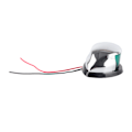Miniatyrbillede 5 af 8: Båd Navigationslys Rød Grøn Lys 8W LED 12V Rustfrit Stål Skal Dråbeformet Sejl Signal Lampe