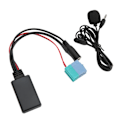 Pikkukuva 4 / 8: Auton Bluetooth-moduuli Audio Aux -kaapeli Mikrofoni MINI ISO -portti Stereo 8PIN 6PIN -portille